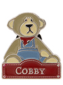 Alice Bear Shop Pin Badge Cobby